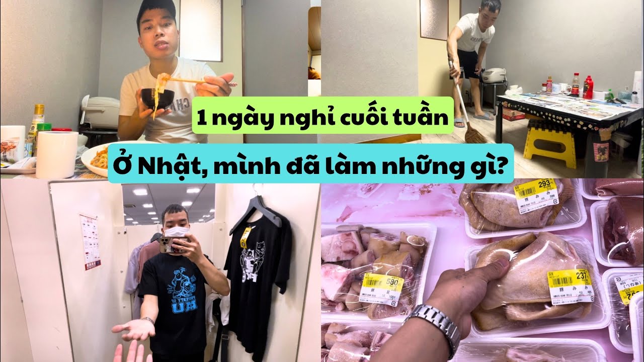 518 |Daily vlog | 1 Ngày Nghỉ Ở Nhật Bản Mình Đã Làm Những Gì? | Cuộc sống Ở Nhật | Đức Thư Vlogs