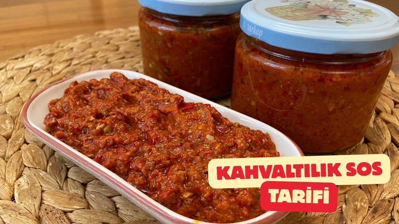 Kış İçin En Kolay Kahvaltılık Sos Tarifi! / Kahvaltılık Sos Nasıl Yapılır?