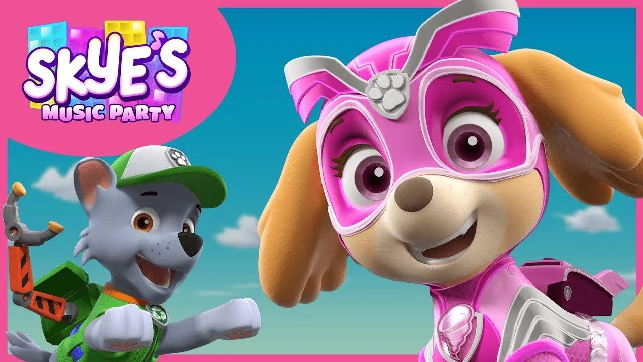 Pup's Mighty Song | Skye's Music Party | Cartoons for Kids