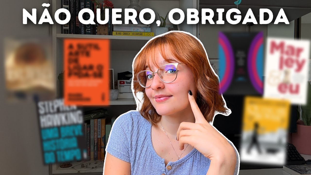 livros que eu NUNCA VOU LER 😬📖