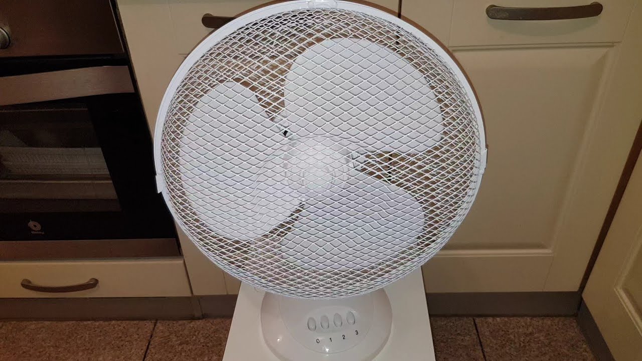 LIDL Silvercrest DESK FAN STV 30 A1: unboxing, how to assemble and how to use