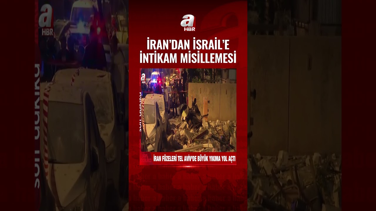 İran'dan İsrail'e intikam misillemesi... | A Haber