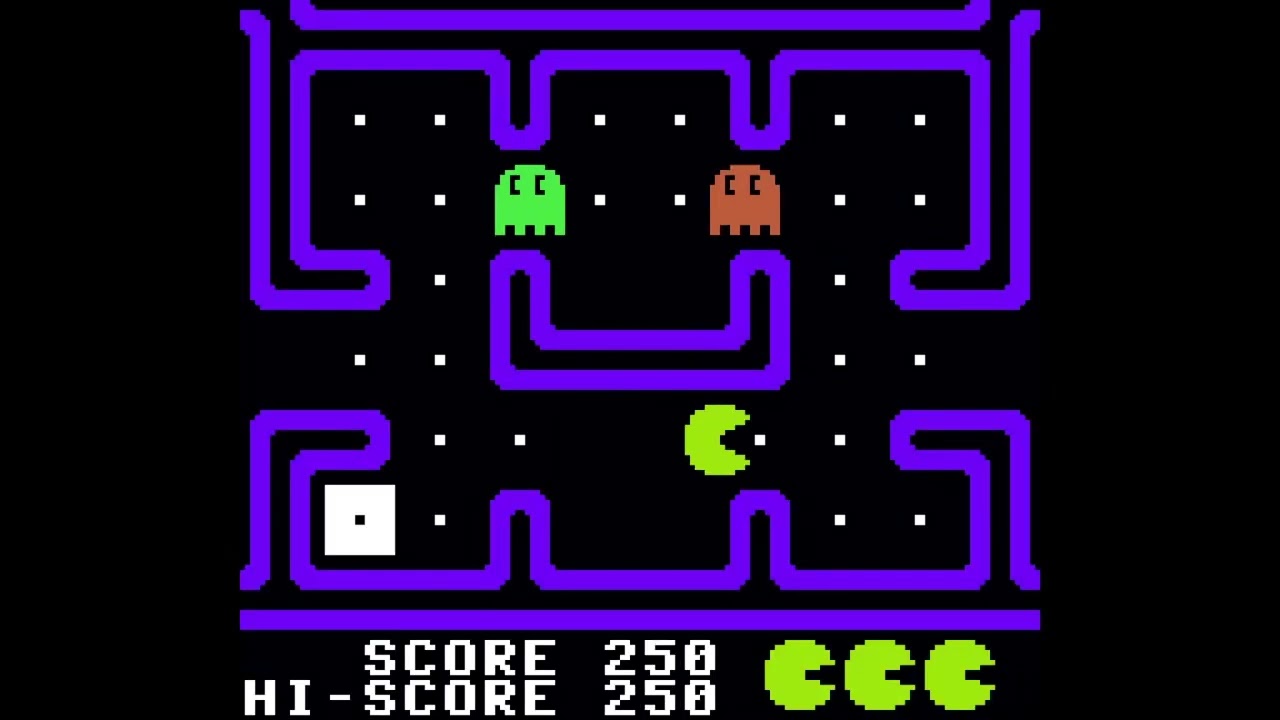 Gnasher (Game Boy Color). Score: 520 #nintendo #gameboycolor #pacman #homebrewgames #homebrew #ngbc