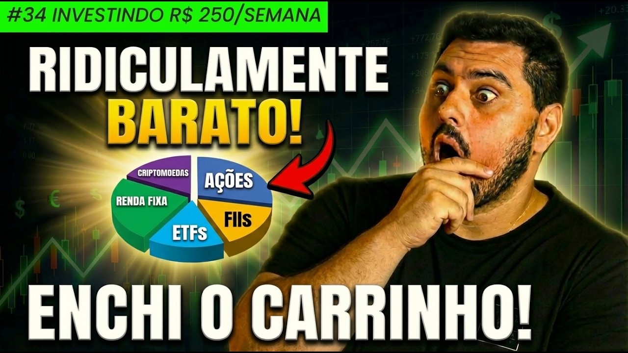 Comprei 4 Ações RIDICULAMENTE Baratas Com Pouco Dinheiro!