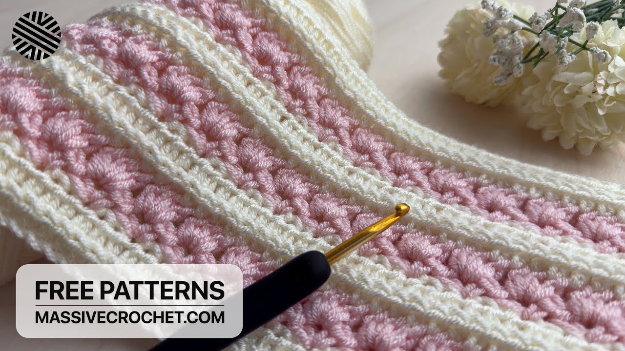 VERY EASY Crochet Pattern for Beginners!⚡️UNUSUAL Crochet Stitch for Baby Blanket & Bag
