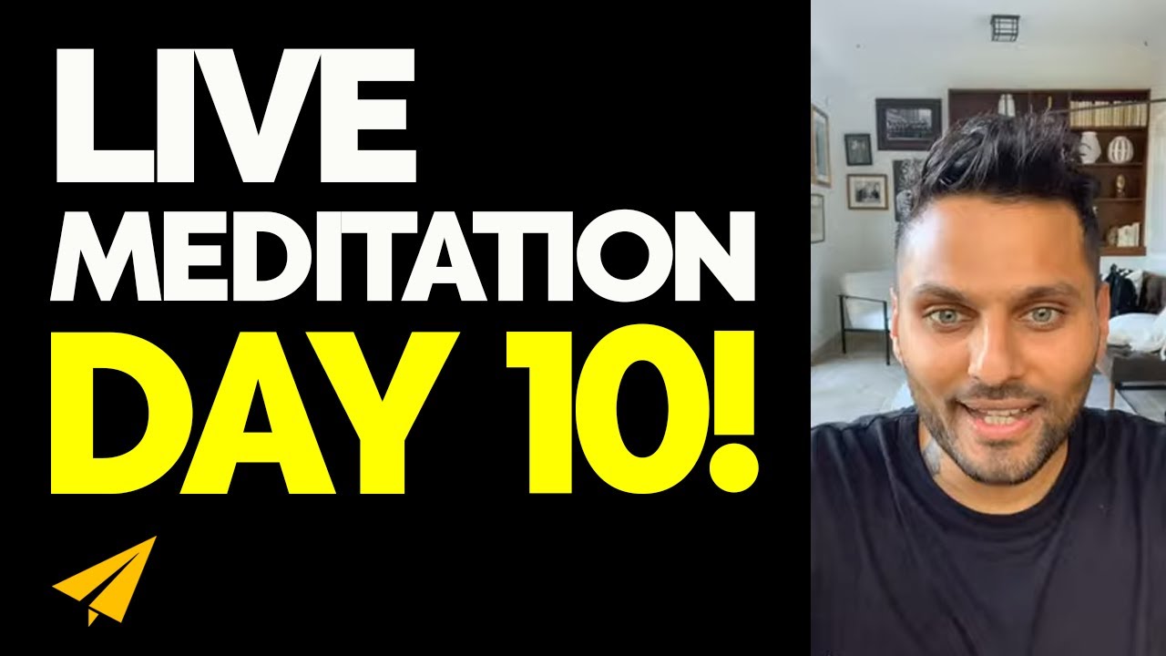 DAY 10 of 20 Days LIVE MEDITATION! - Jay Shetty Live Motivation