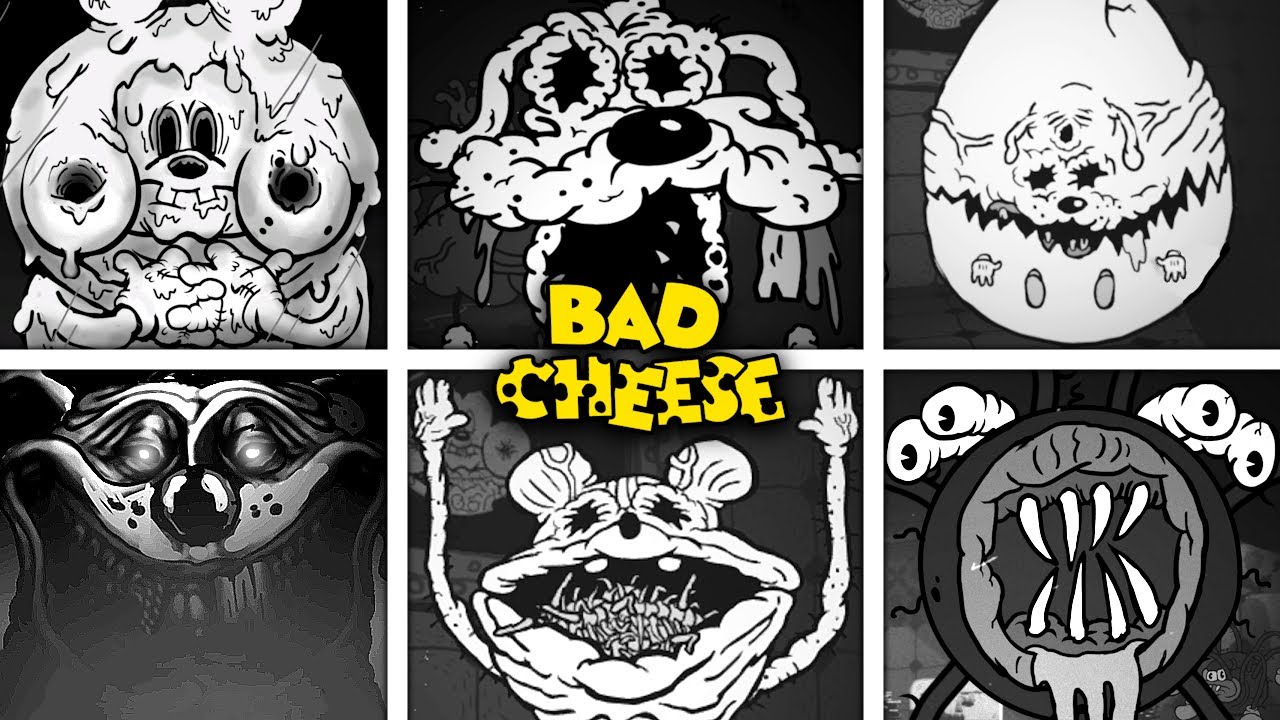 Bad Cheese - ALL Monsters Boss Fights & Bosses + Ending (Showcase)