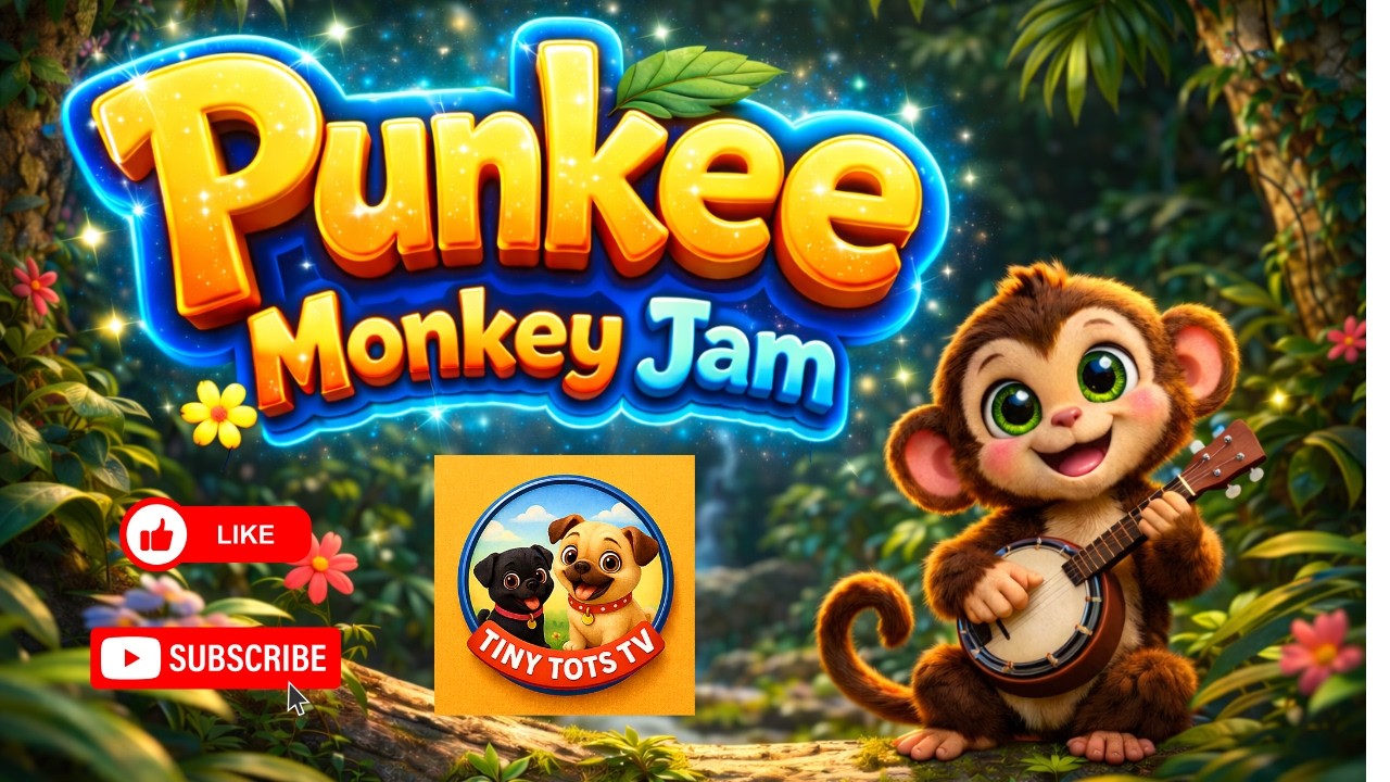 Музыкальный джем Punkee Monkey #ПесняДляМалышей #ДетскаяМузыка #Малыши #МузыкаДляДошкольников