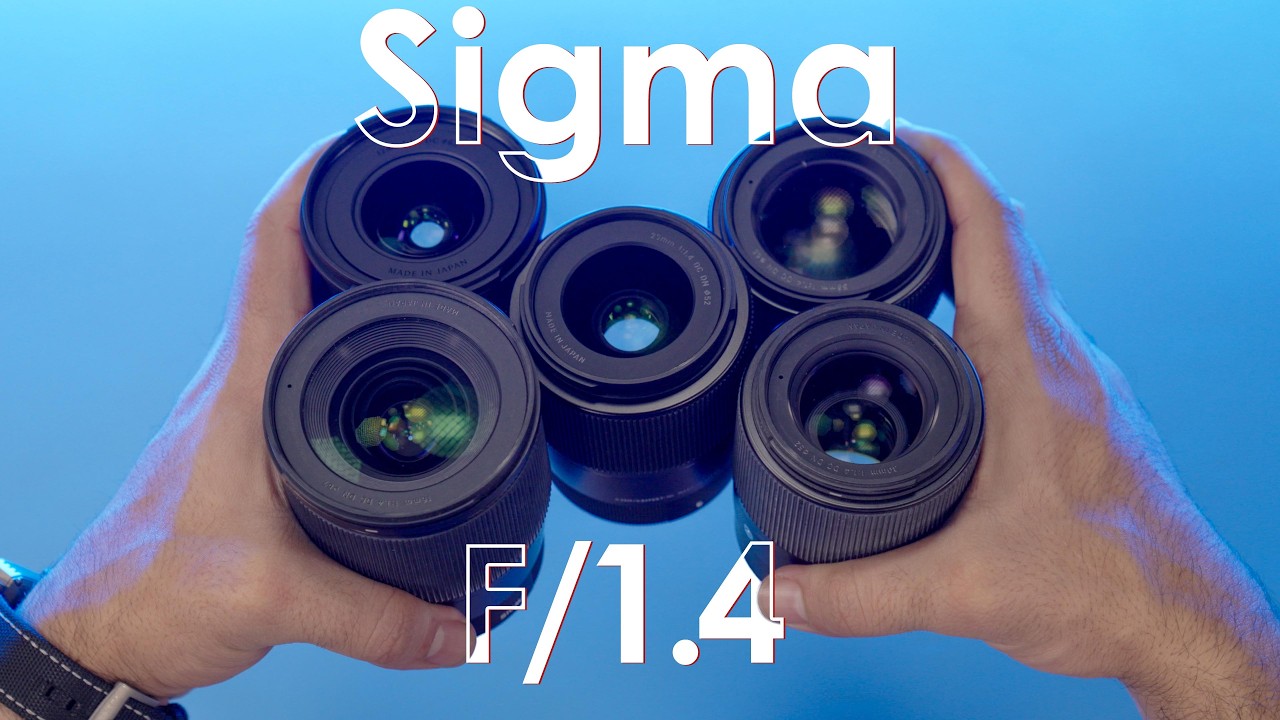من 12mm إلى 56mm 🔥 تجربة عدسات Sigma F1.4 في فيديو واحد