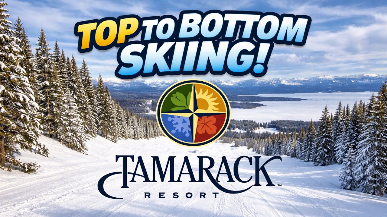 🎿 Top to Bottom Run at Tamarack Resort | Summit to Base Lap