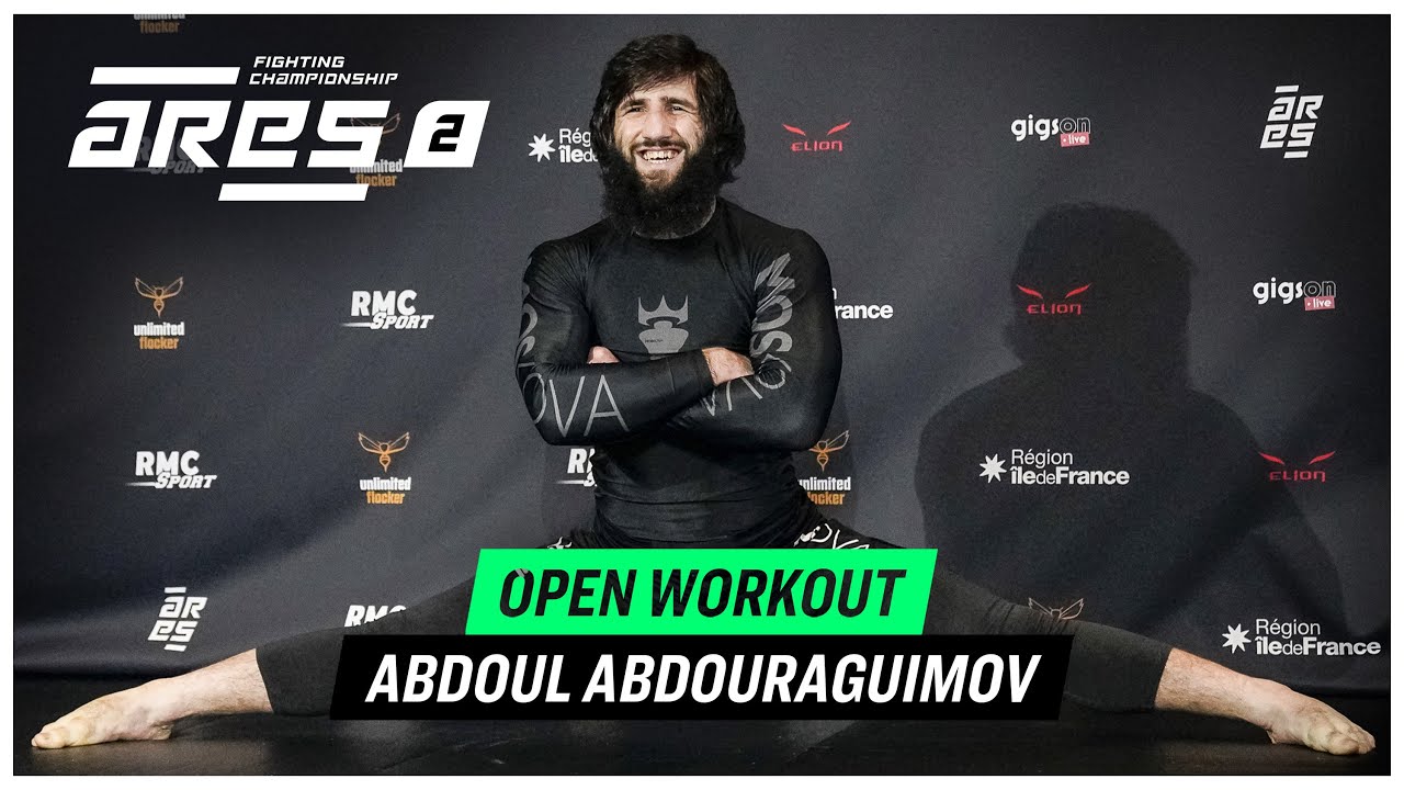 Van Damme split, WWE slam, primal movement... Abdoul Abdouraguimov LEGENDARY Open Workout 😂 | #ARES2