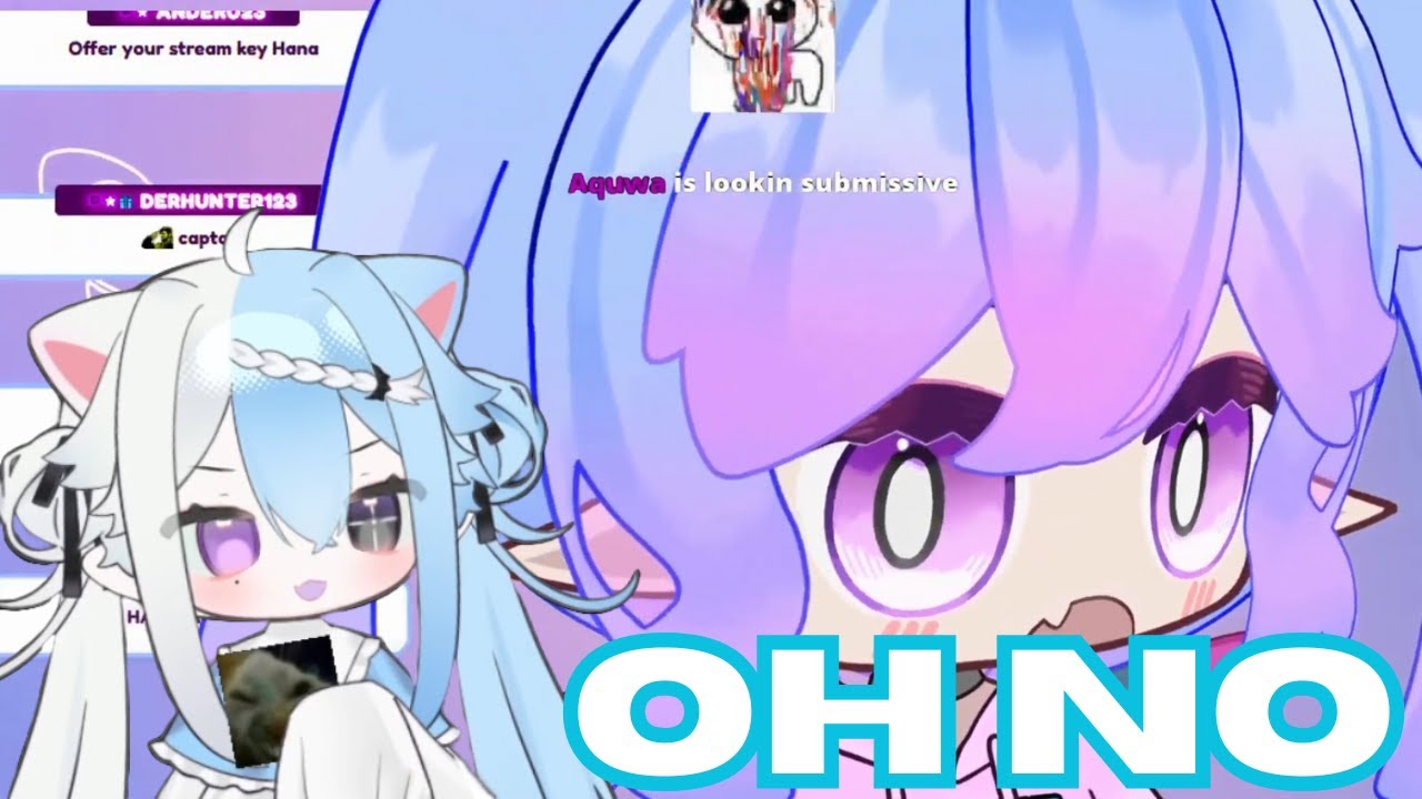 Aquwa reacts to ItsHanakyo calling her backwa