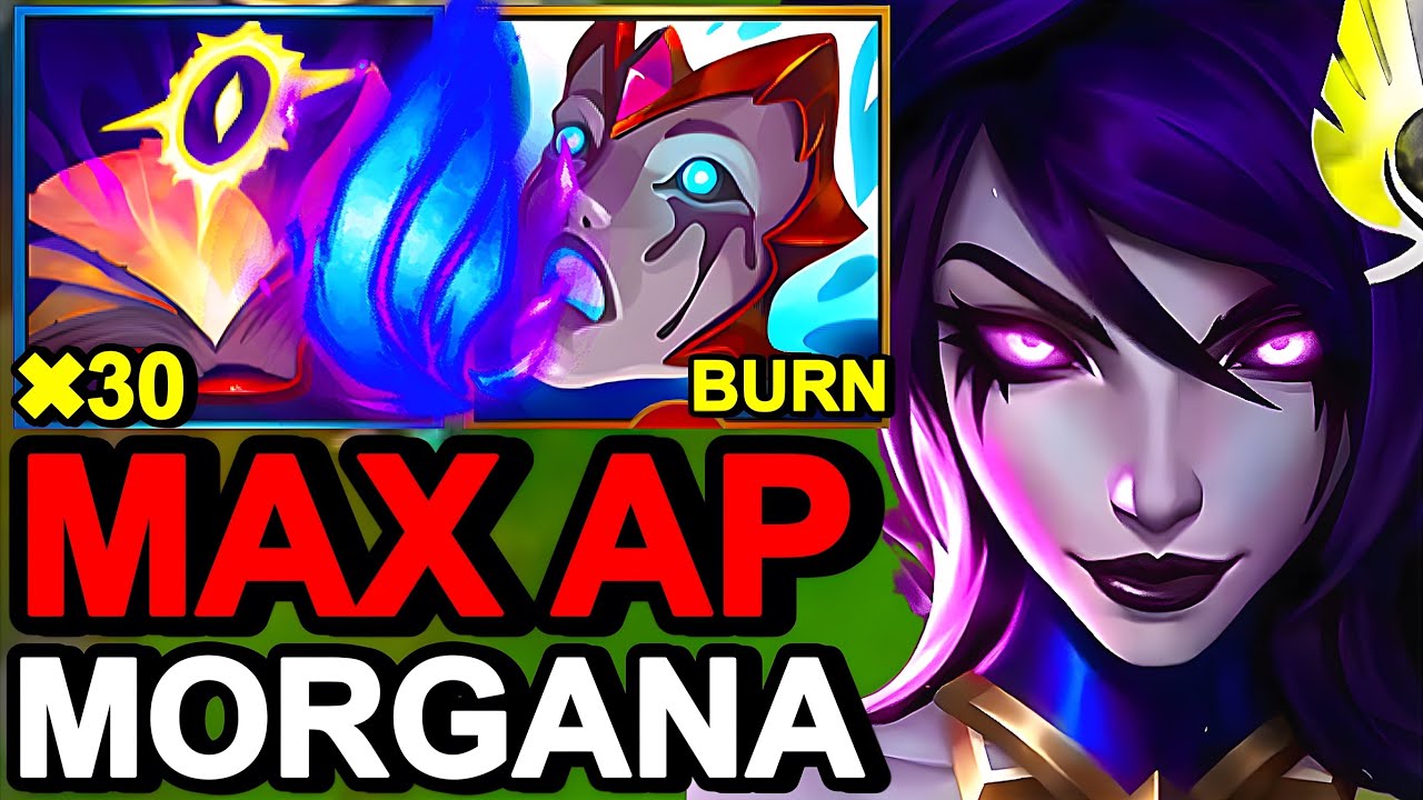 WILD RIFT CHINA MORGANA JUNGLE - 1:23 FULL CLEAR!? FULL BURN Morgana Build Runes - NOVA Morgana Skin