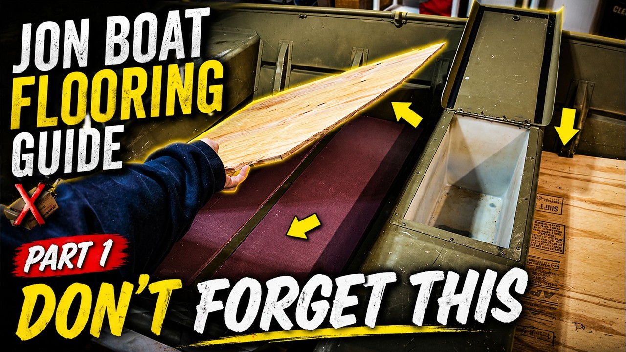 JON BOAT FLOORING GUIDE | PART 1 - 1448 Lowe Jon Boat Build