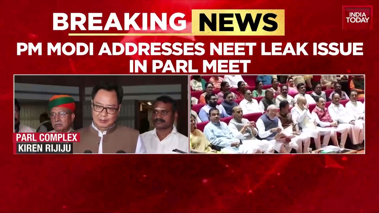 PM Modi Addresses NEET Leak Issue, Oppn Demands Answers on Student Crackdown | India Today