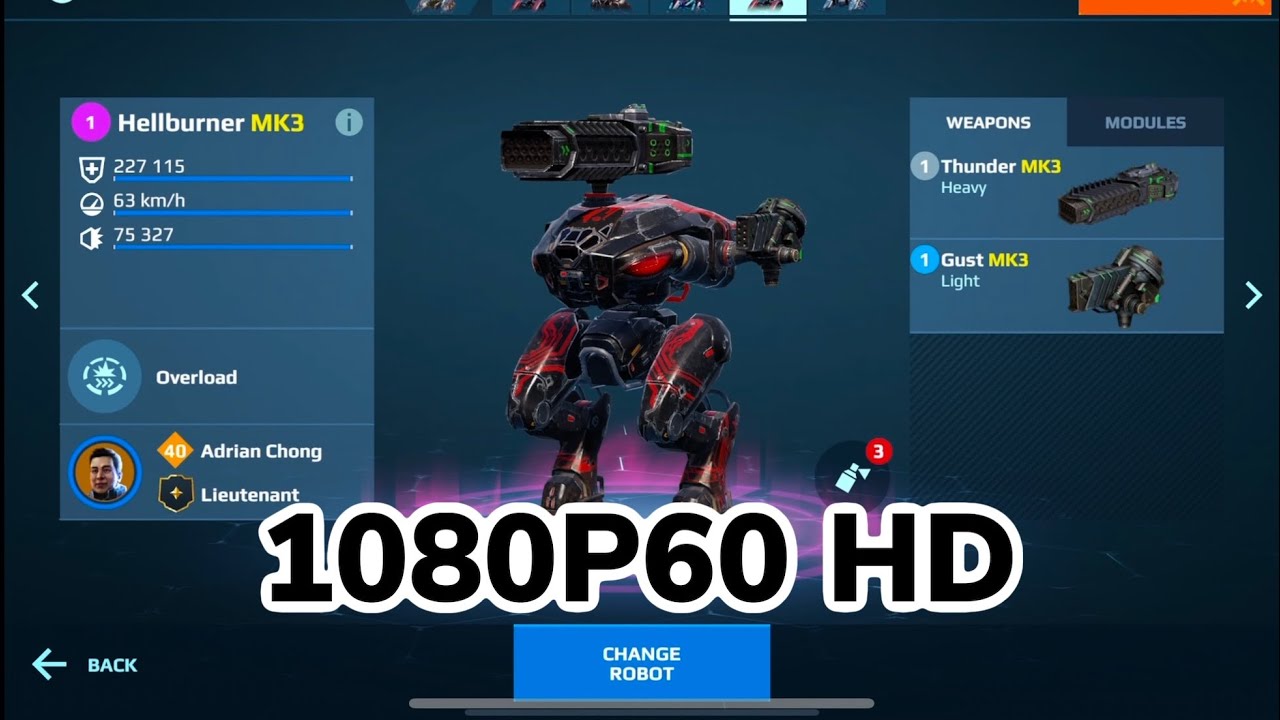 Hellburner Thunder | trolling with 2 Hellburners | War Robots Gameplay