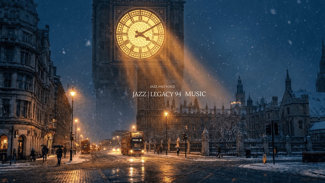 [Playlist] 눈 내리는 런던의 밤, 빅벤 아래 흐르는 잔잔한 윈터 재즈 | JazzLegacy94 · Just Relax
