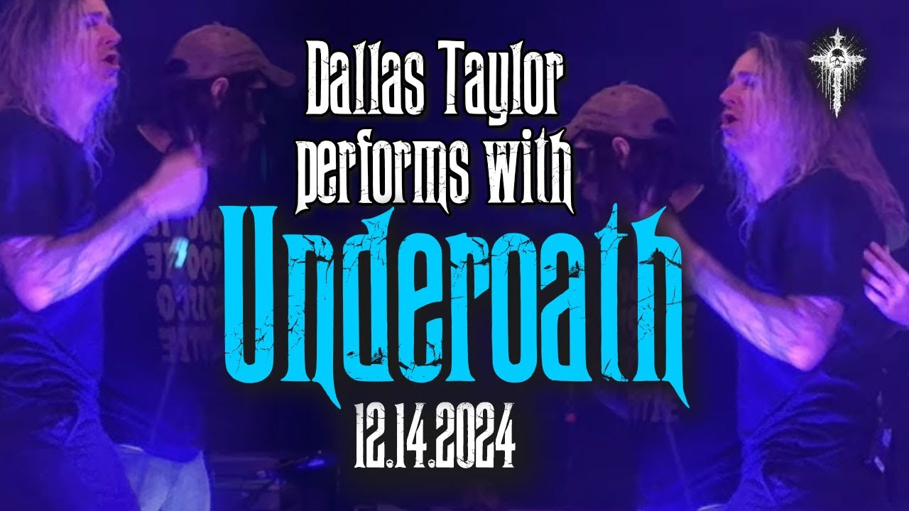 2024: Dallas Taylor Performs With Underoath - 
