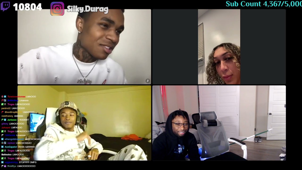 Silkys Craziest E-Date With Baddies w/Adin, Almighty Jay, Scumtk,Annoying,Kai Cenat& More PT2