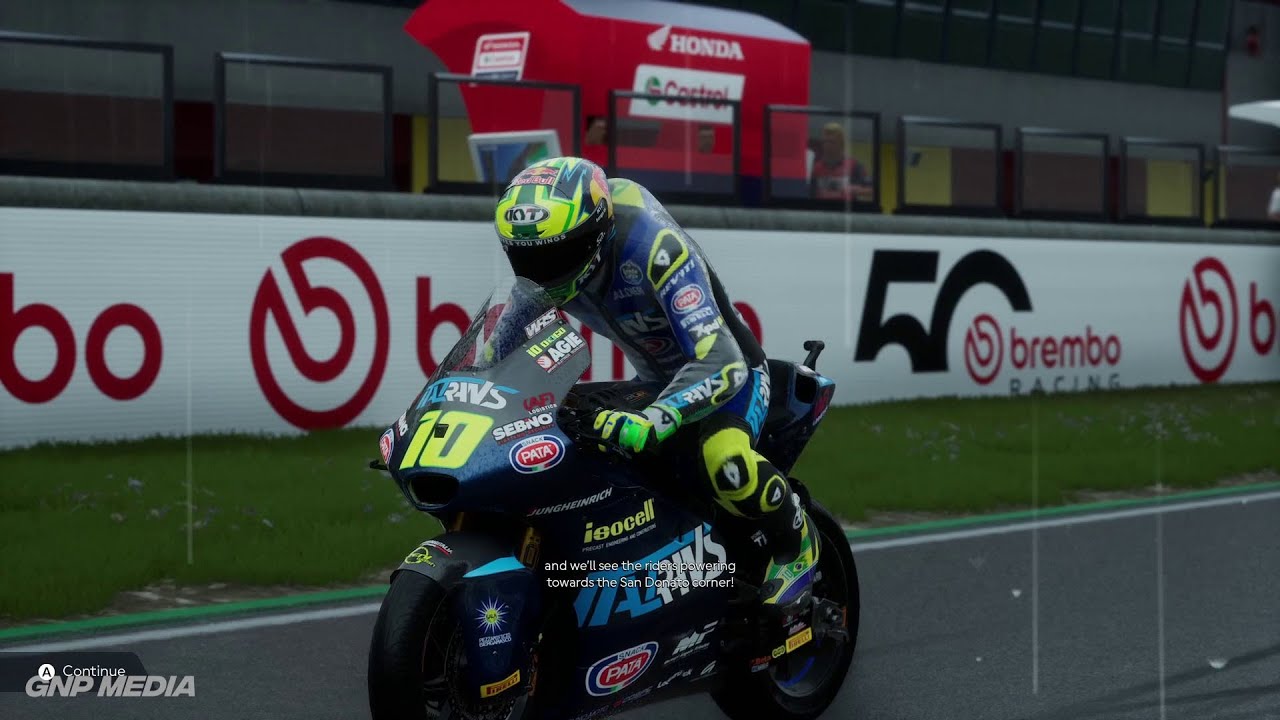 MotoGP 25 — Диого Морейра — Moto2 — Мокрая гонка — Трасса Муджелло — Геймплей