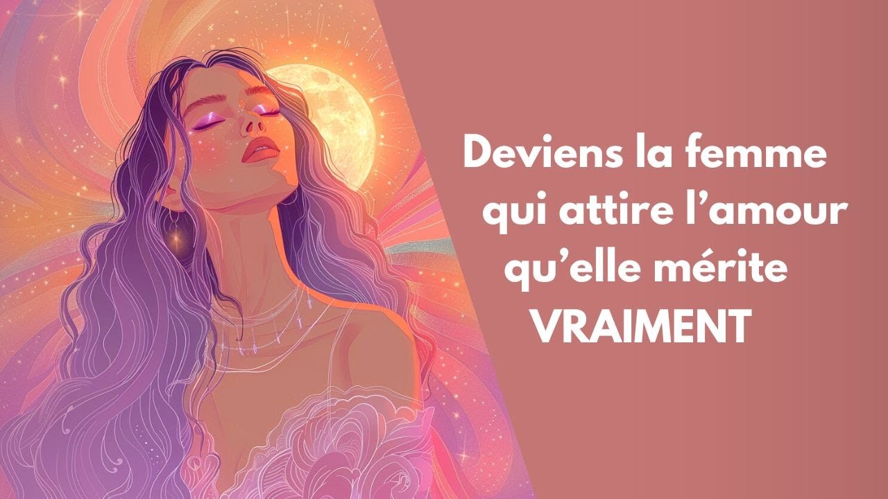 Deviens la femme qui attire l'amour qu'elle mérite vraiment