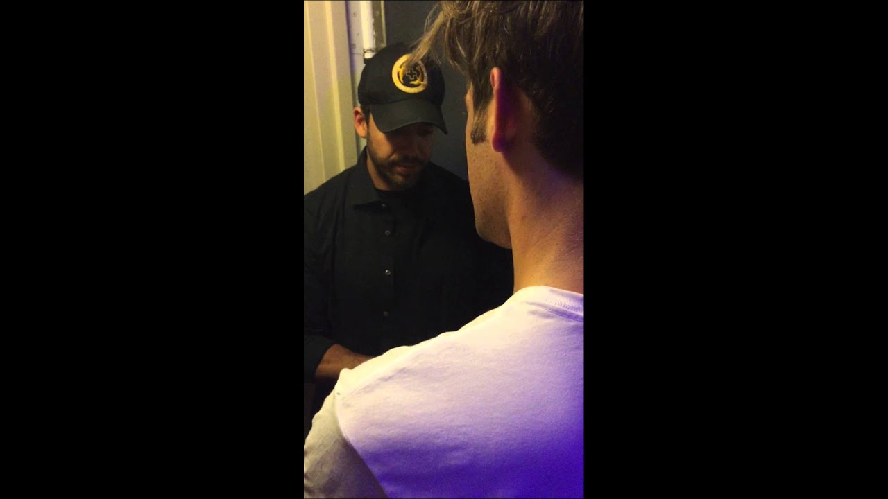 The best magician of the world David Blaine doing some magic tricks for my birthday.