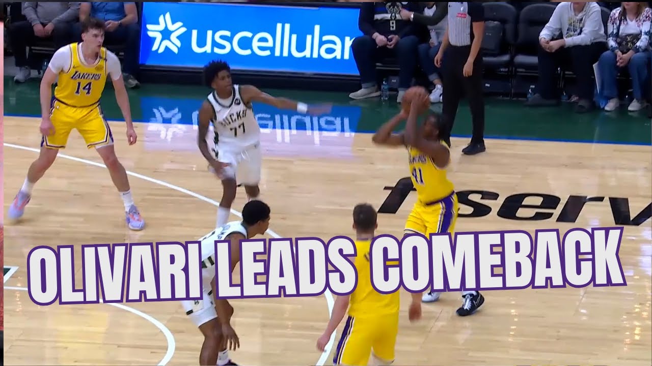 Quincy Olivari leads Lakers to huge 4th quarter comeback | Player Highlights