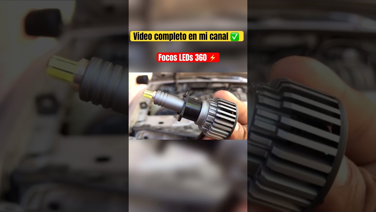Si tienes lupas o proyectores estos LEDS 360 H1 le quedan perfectos iluminan bastante ⚡️