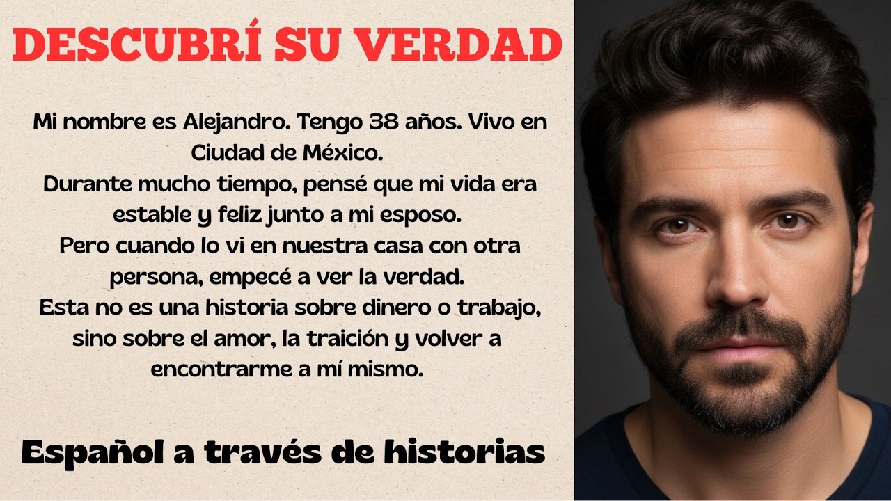 Learn Spanish Through Story Level 3 – Graded Reader Level 3 – Spanish Story – Descubrí su verdad