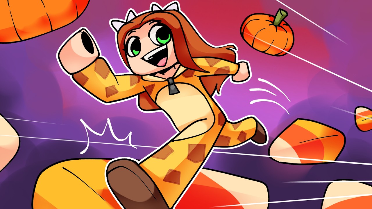 A terrifyingly CUTE Halloween obby in roblox