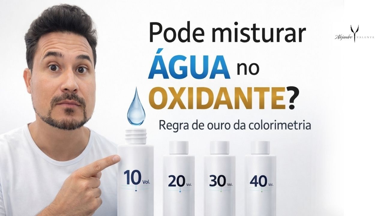Pode misturar água no Oxidante? | Água oxigenada | Colorimetria