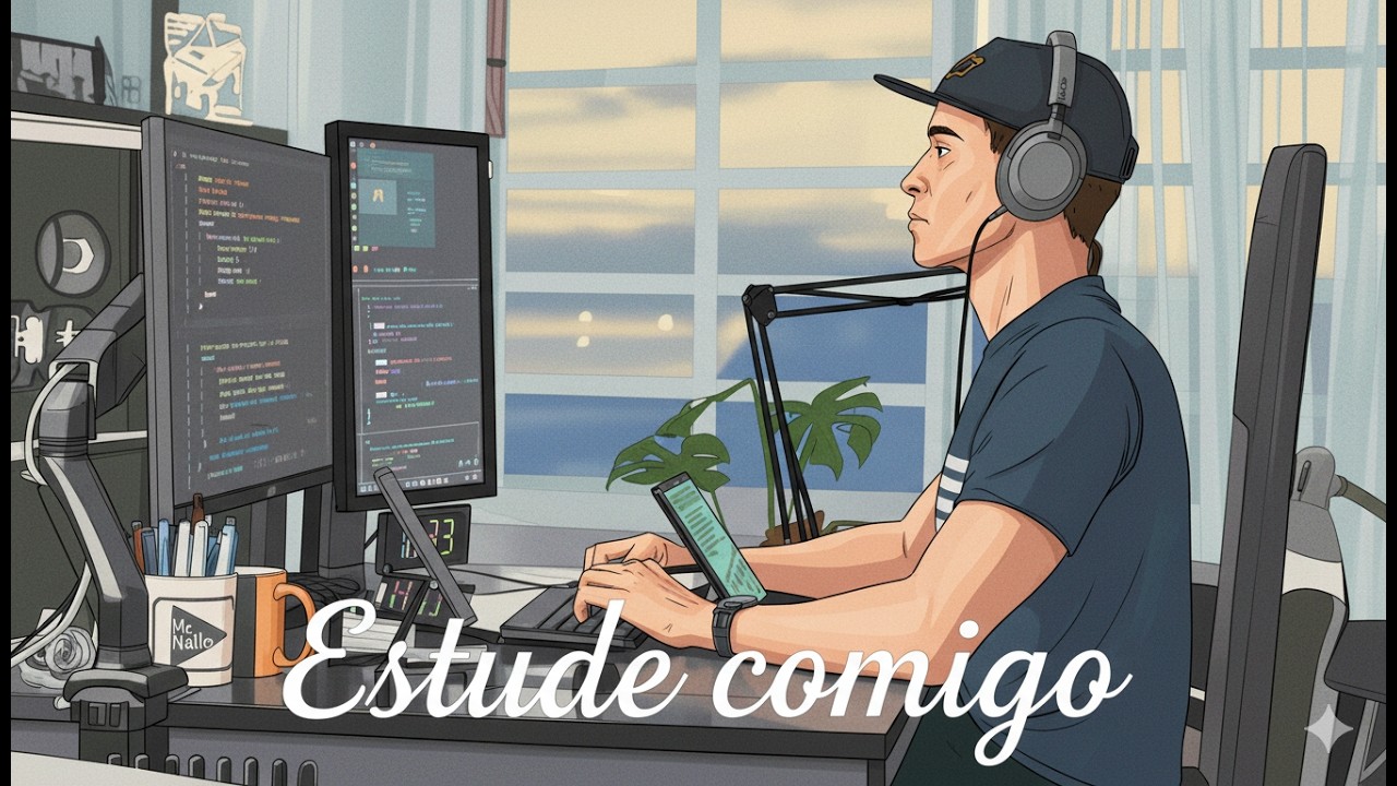 2026 - Estude comigo por 12 horas (ONDAS BINAURAIS e sons da natureza) / p.2 [dia 139]
