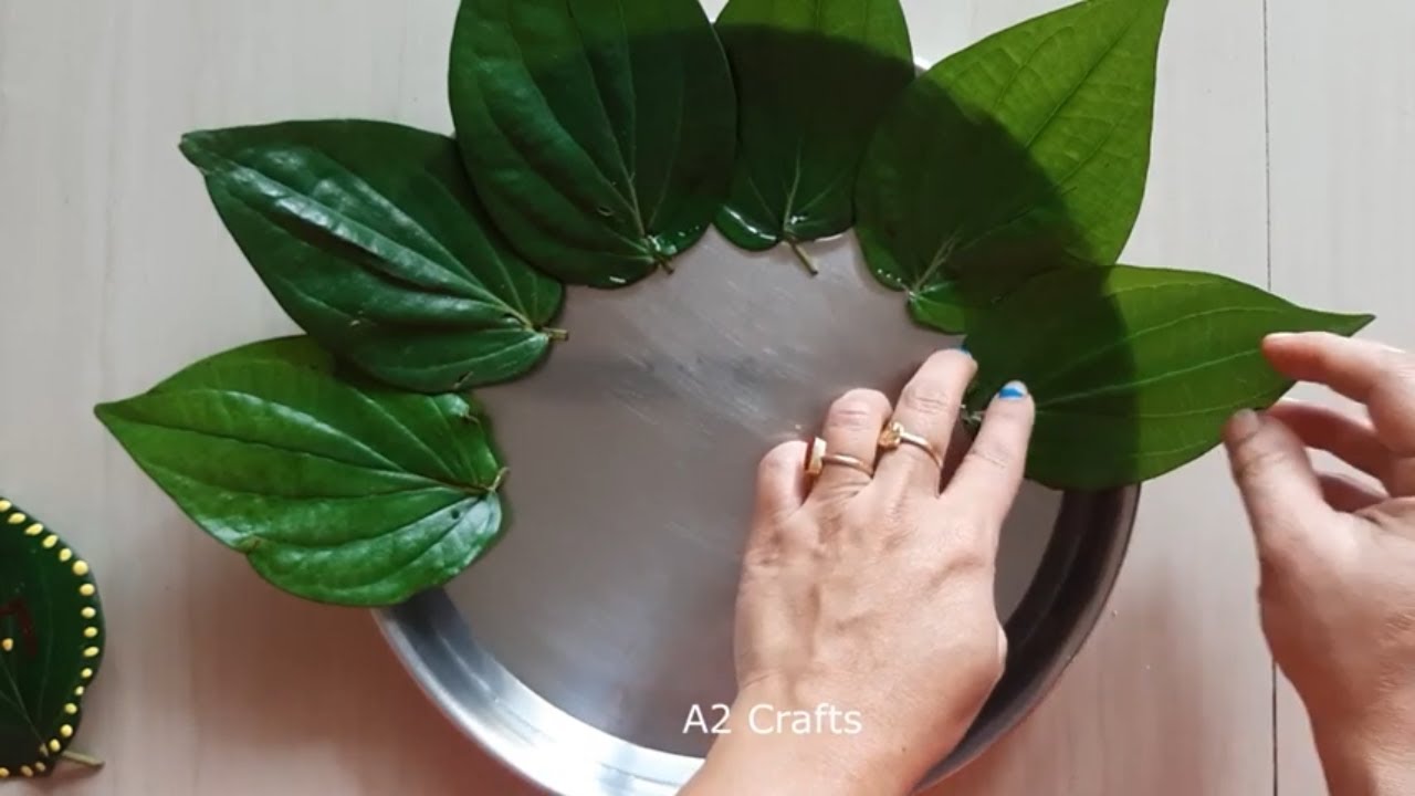 4 Easy Ugadi Decoration Ideas at Home | Traditional ideas using Betel leaves and Flowers