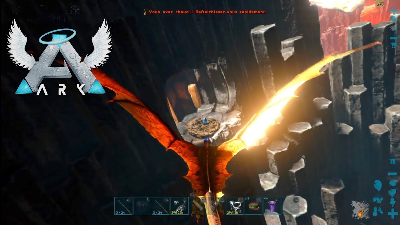 ARK VOLER des OEUFS et TUER les WYVERN - SCORCHED EARTH - (sur console)