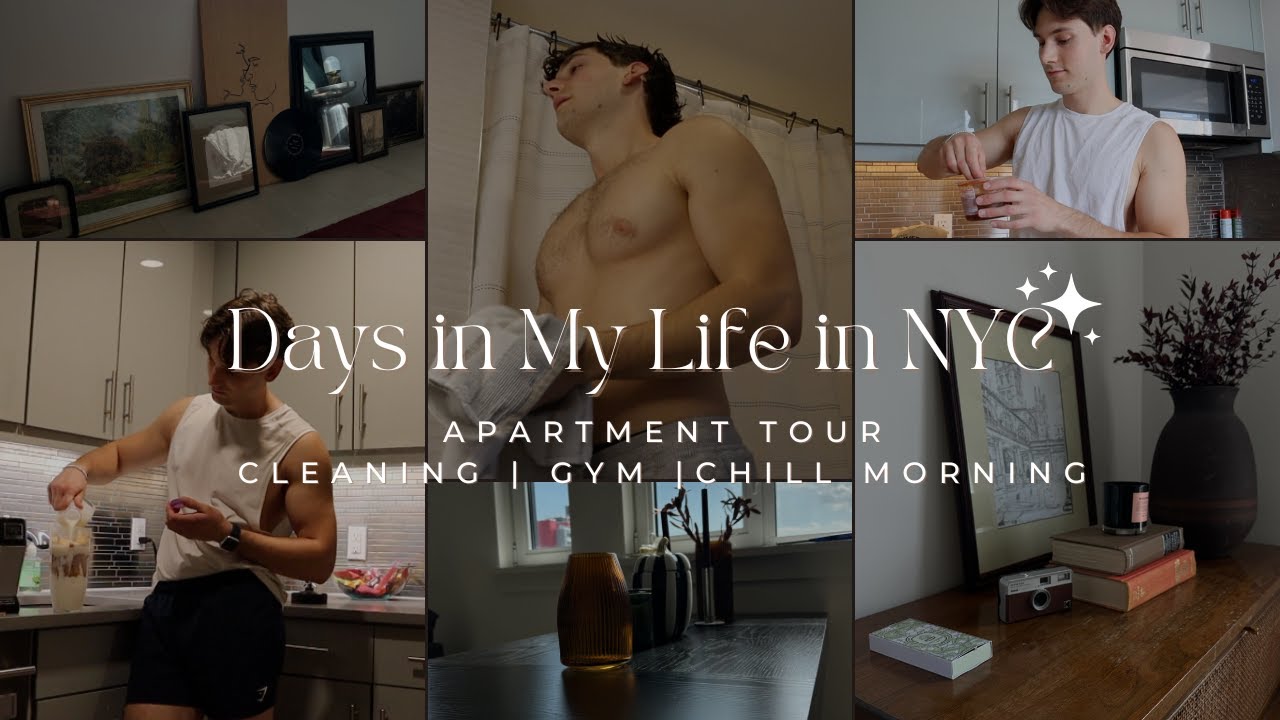 NYC Days in My Life: Cleaning, Updated Apartment Tour, Gym, Fall Vibes & Dinner with Boyfriend, GRWM