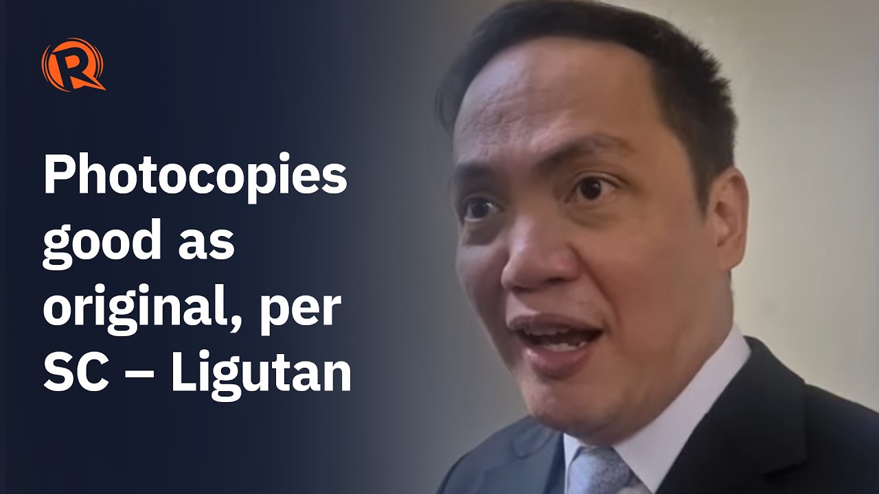 Ligutan: Supreme Court already recognizes photocopies as evidence