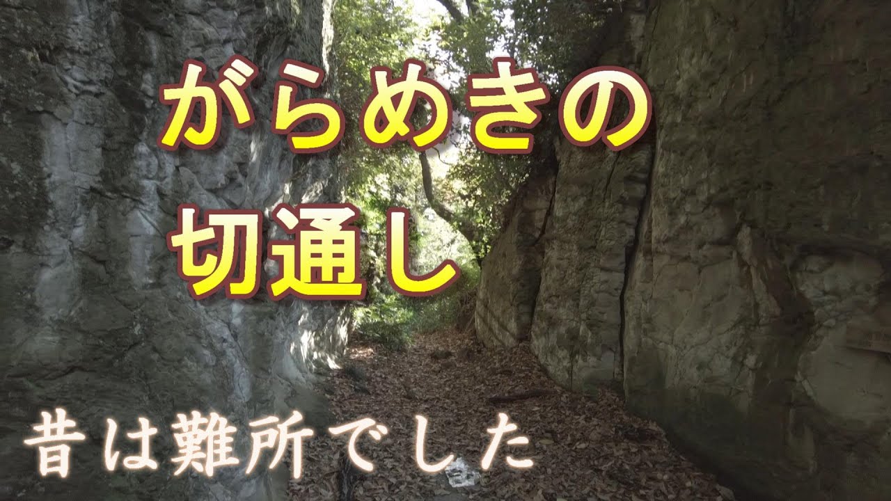 横須賀　船越　がらめきの切通し