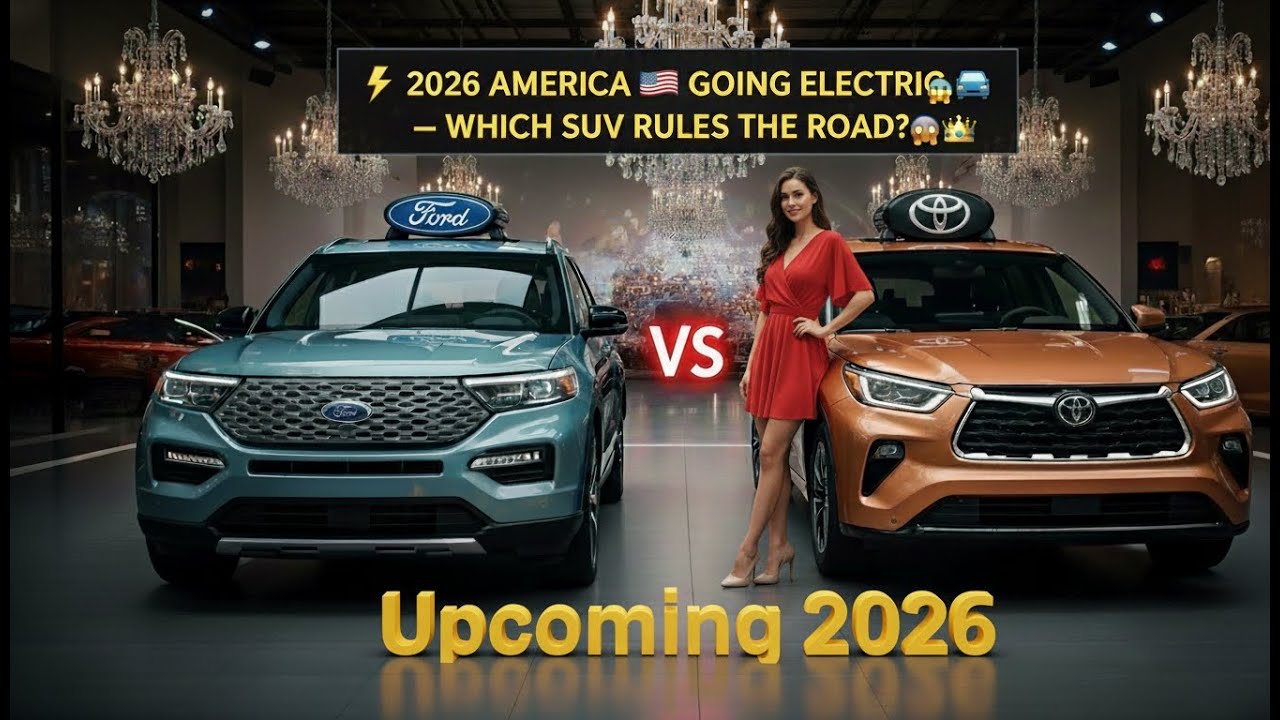 2026 Ford Explorer EV vs Toyota Highlander EV ⚡ Electric SUV Battle USA