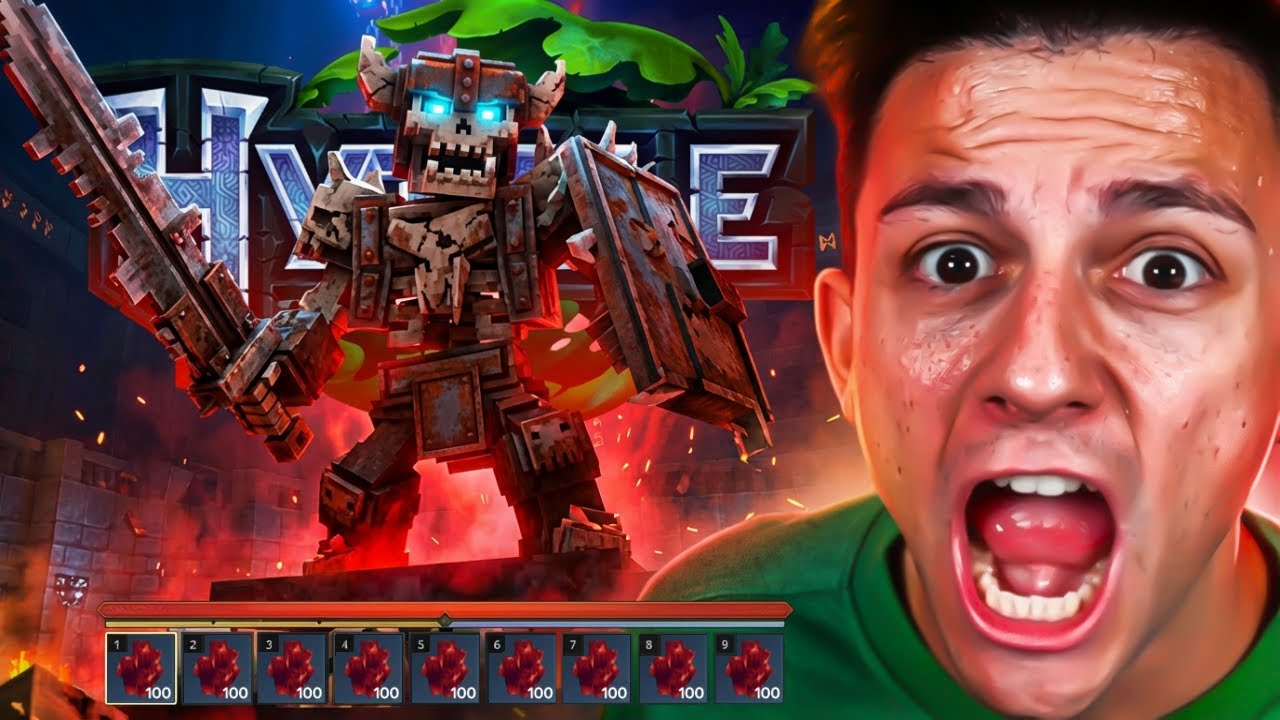 CONSIGO EL MEJOR MINERAL de HYTALE con ESTE JEFE FINAL 😱