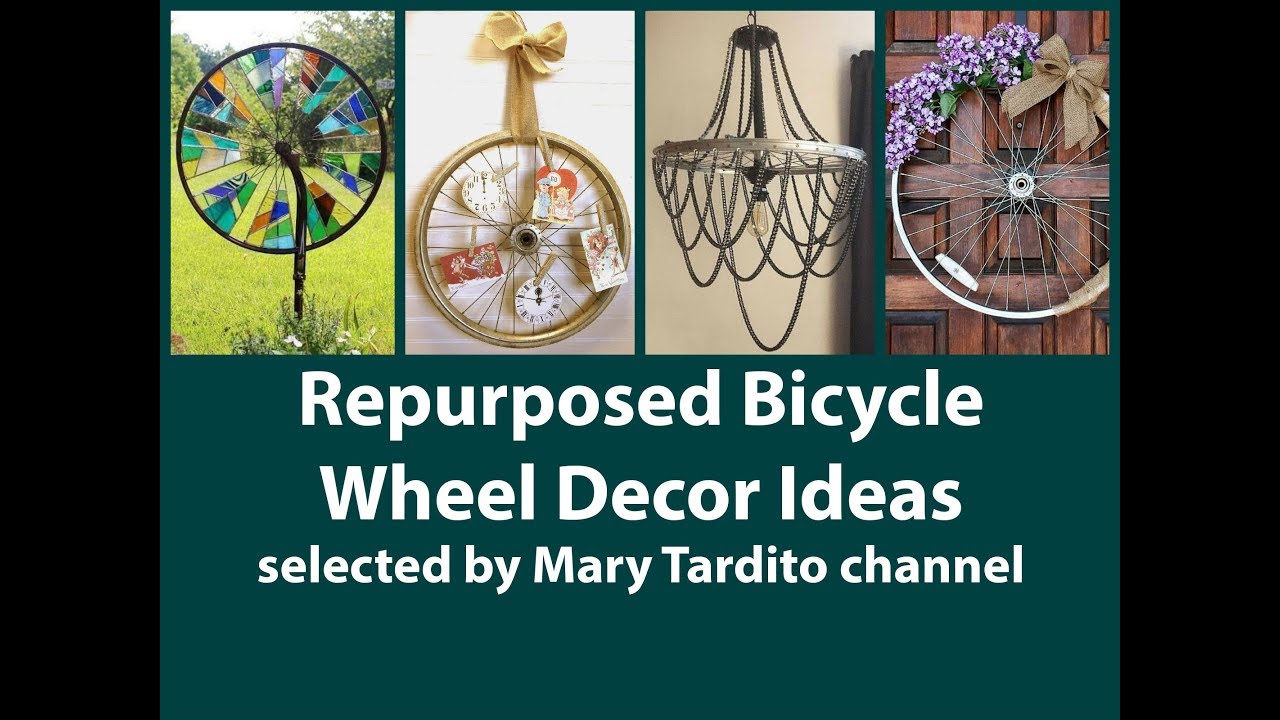 Repurposed Bicycle Wheel Decor Ideas - Old Things Turned into New Things Ideas – Recycled Home Decor