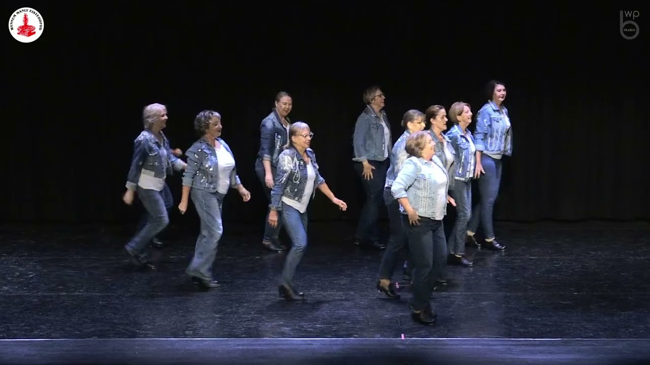 Mature age tap dancers from Here's to Life
