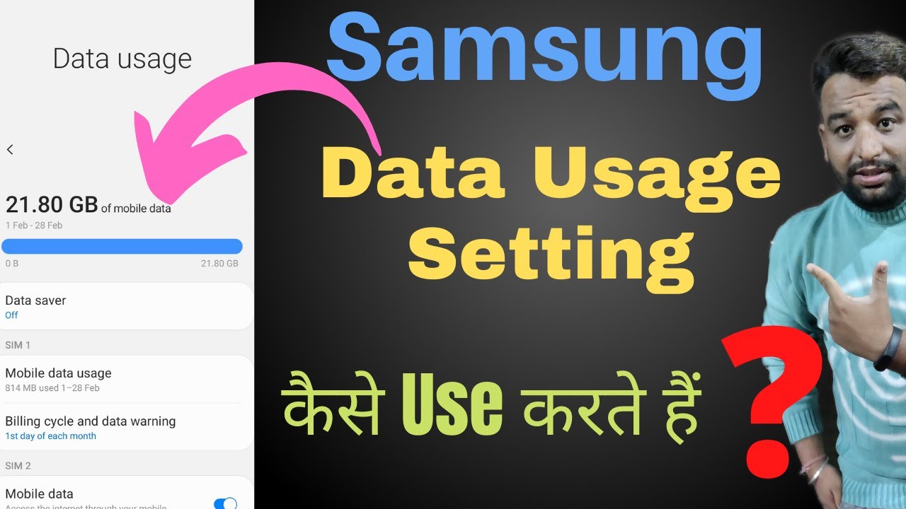 Samsung Data Usage Setting,Data Usage Setting In Samsung, Data Usage Setting All Features