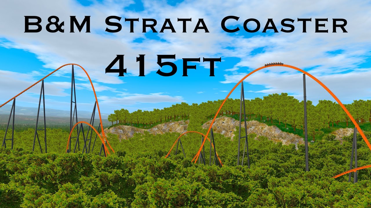 Predator 415 | B&M Strata Coaster | Height: 415ft | Length: 7895ft | NoLimits 2 + FVD++ | Coaster 42