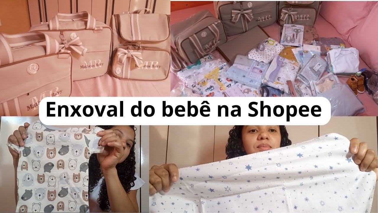 Enxoval do bebê na Shopee