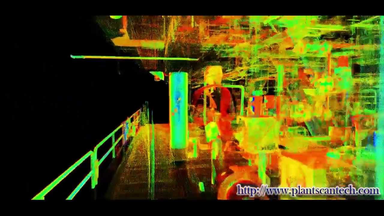 Laser scanning - 3D laser scanning point cloud model