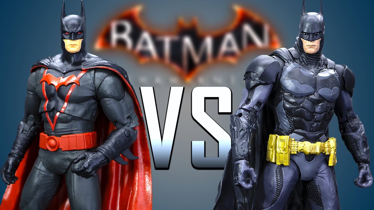 Comparing McFarlane Earth-2 Batman with the Arkham Knight version