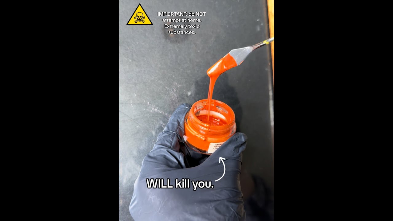 Making the Deadliest Paints in History: Cinnabar 🛑(no, it does NOT taste like Cinnamon.🚫)