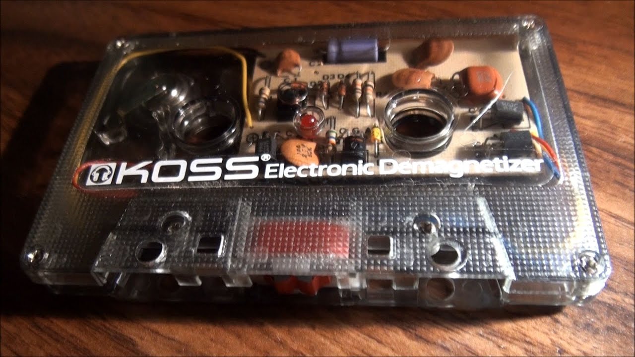 KOSS Cassette Tape Head Electronic Demagnetizer KED/1