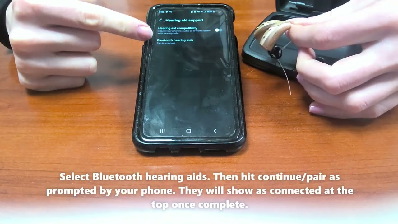 Starkey - How to connect hearing aids to Android phone using Bluetooth