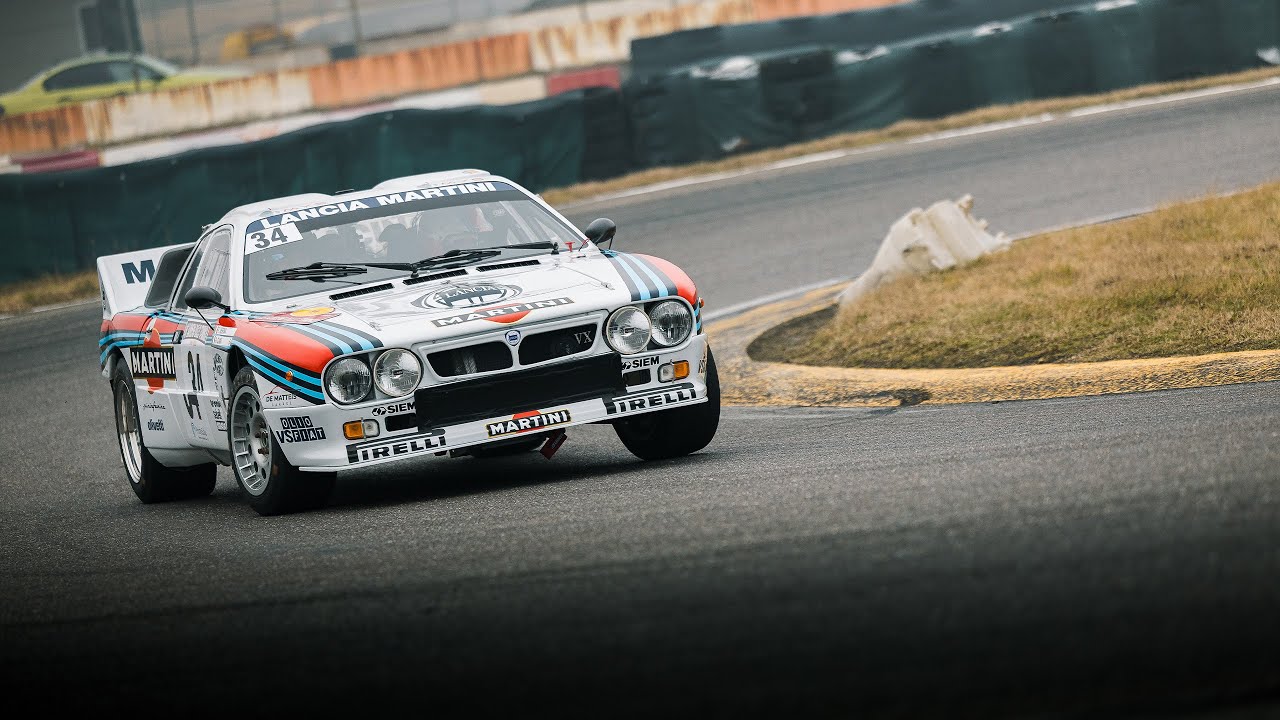 Lancia Rally 037 Group B on track - Full gas & Mistakes 4K
